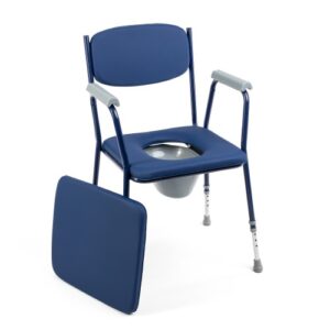 Krzesło toaletowe tapicerowane BLUE-TIM