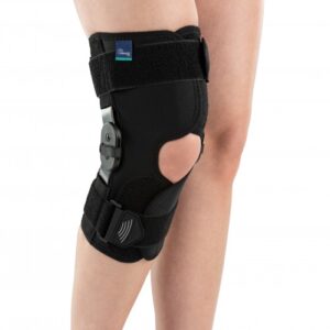 Stabilizator stawu kolanowego z szynami otwarty - model 504
