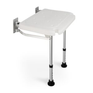 Taboret prysznicowy przyścienny, składany - model JMC-C 5105